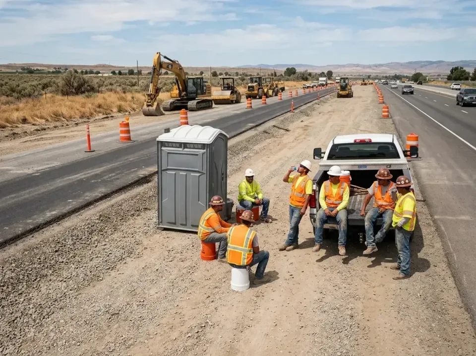 highway-road-construction-crew-007 — frequently asked questions, Porta Potty and Restroom Rentals in Contra Costa Centre, CA